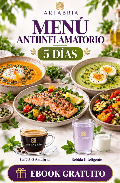 Pack Artabria con Café 5.0 + Bebida I.D. + Cacao Chocoslender + Elixir de Juventud + Caña Cero con regalo de cortesia y ebook menú antinflamatorio - ARTABRIA CAFE