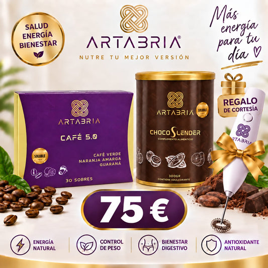 Café 5.0 Artabria y Cacao ChocoSlender con regalo de cortesía - ARTABRIA CAFE